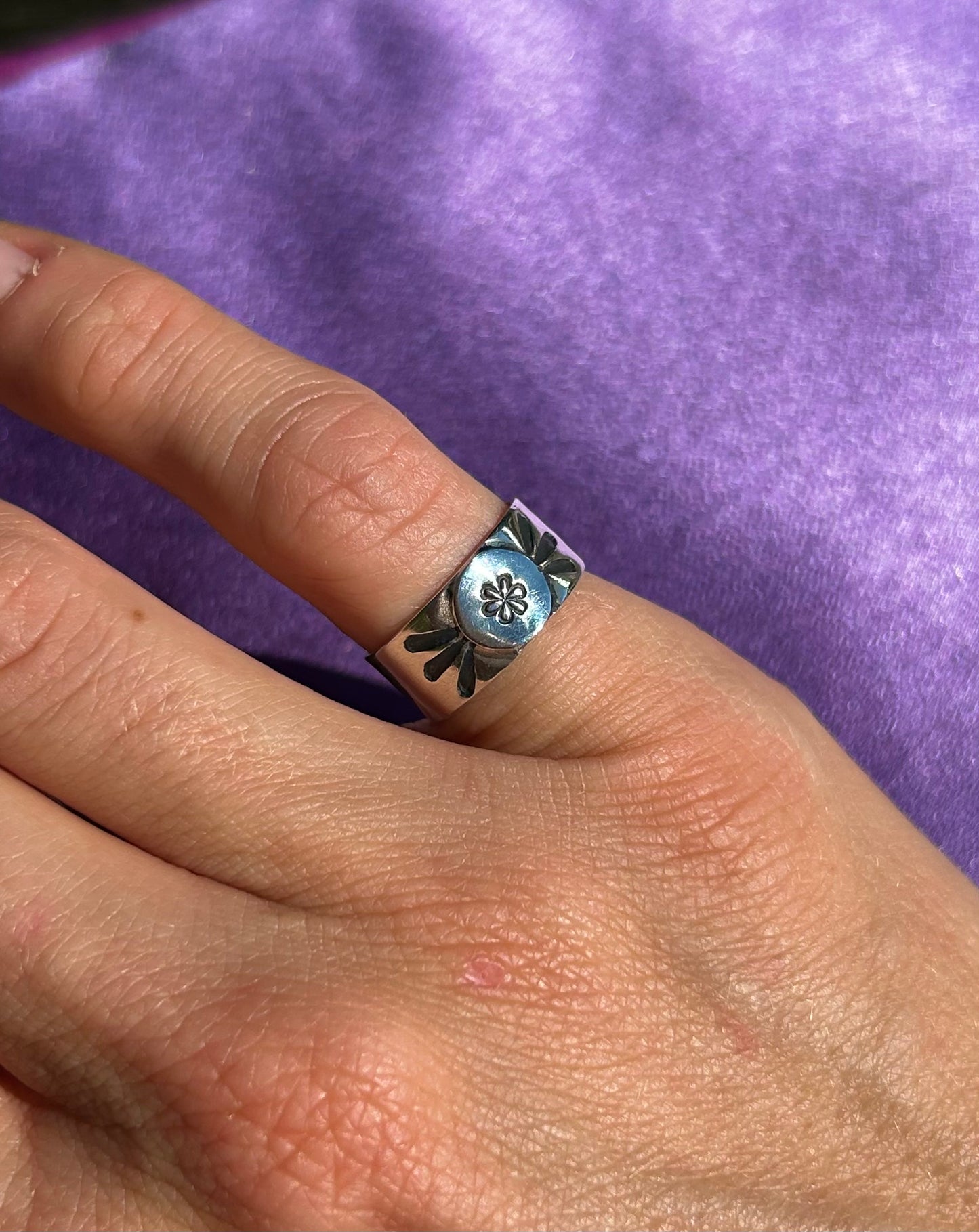 Flower Midi/Pinkie Ring