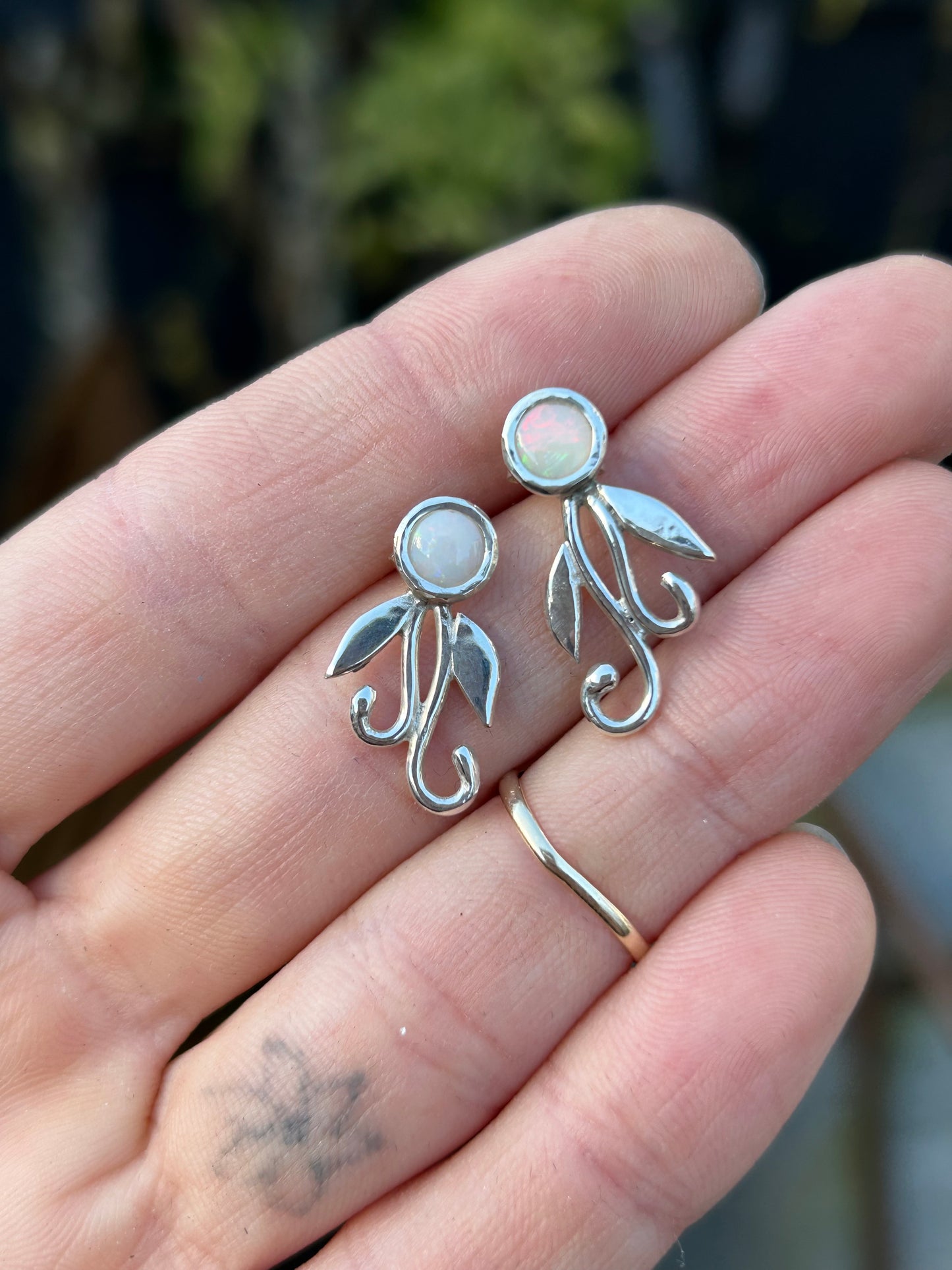 Opal Vine Studs