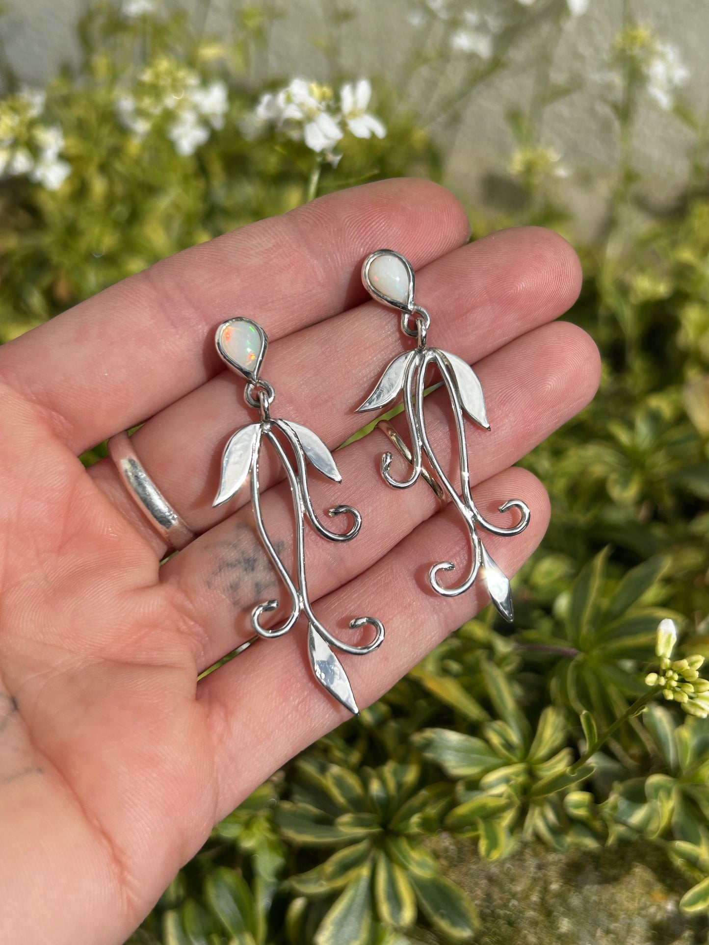 Opal Vine Earrings