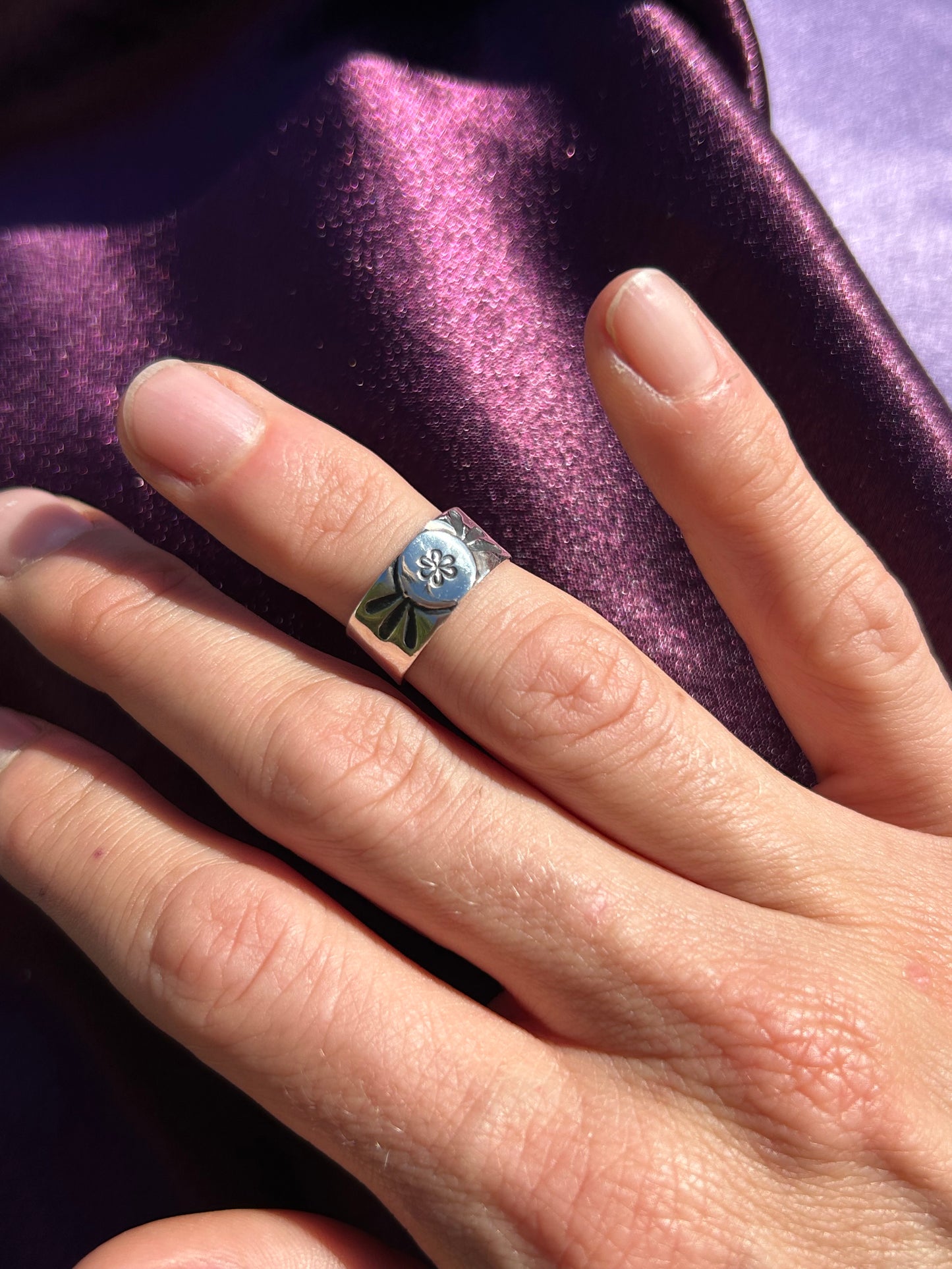 Flower Midi/Pinkie Ring