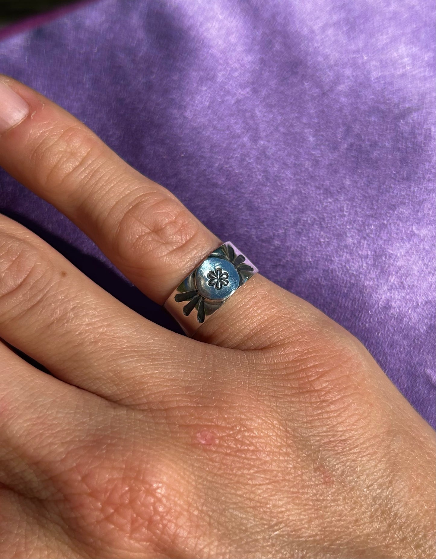 Flower Midi/Pinkie Ring