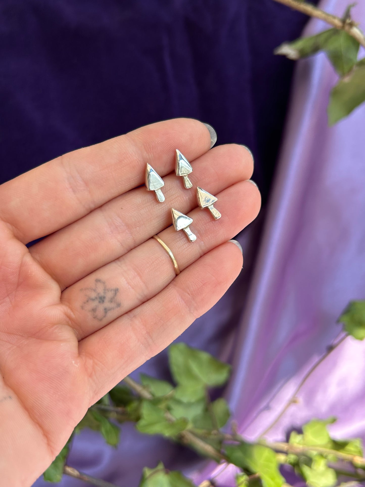 Waxcap Mushroom Studs