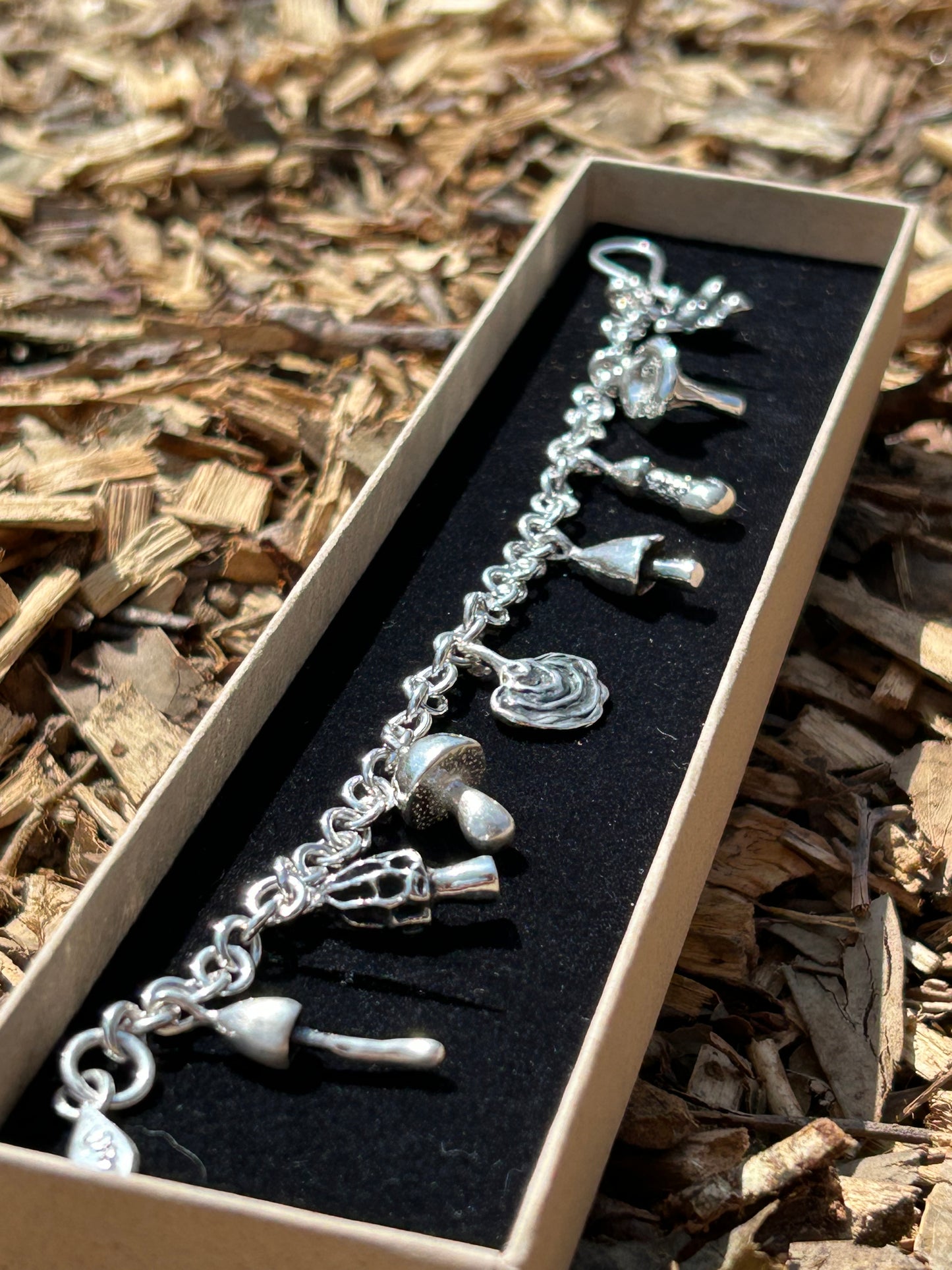 Fungi Charm Bracelet - MADE TO ORDER