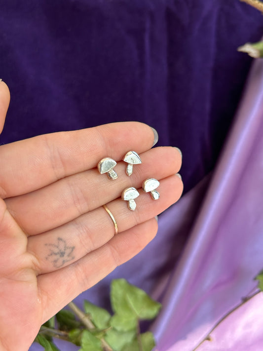 Penny Bun Mushroom Studs