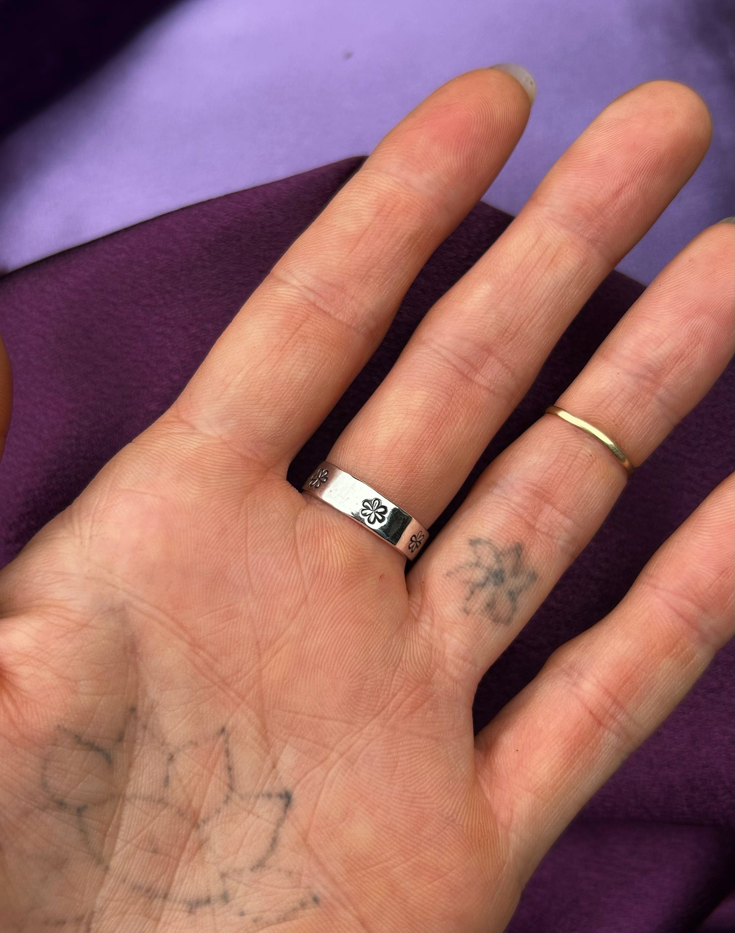 Flower Stacking Ring