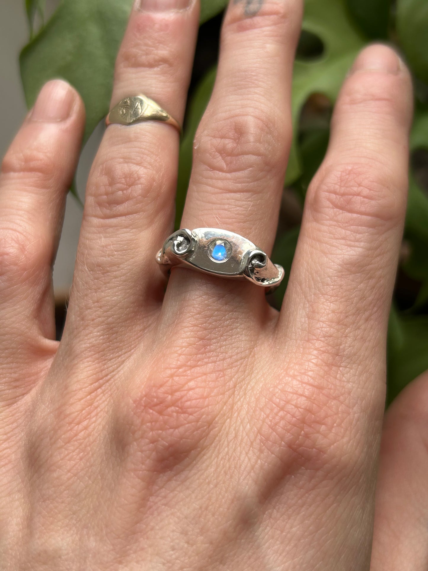 Dew Drop Signet Ring