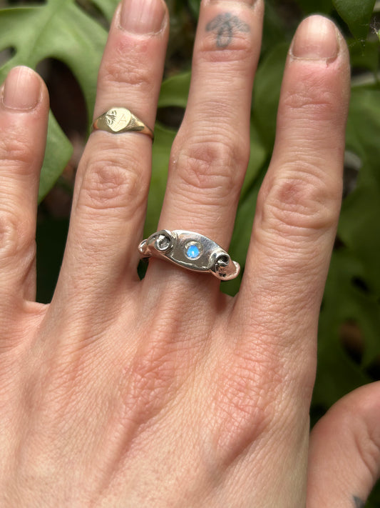 Dew Drop Signet Ring