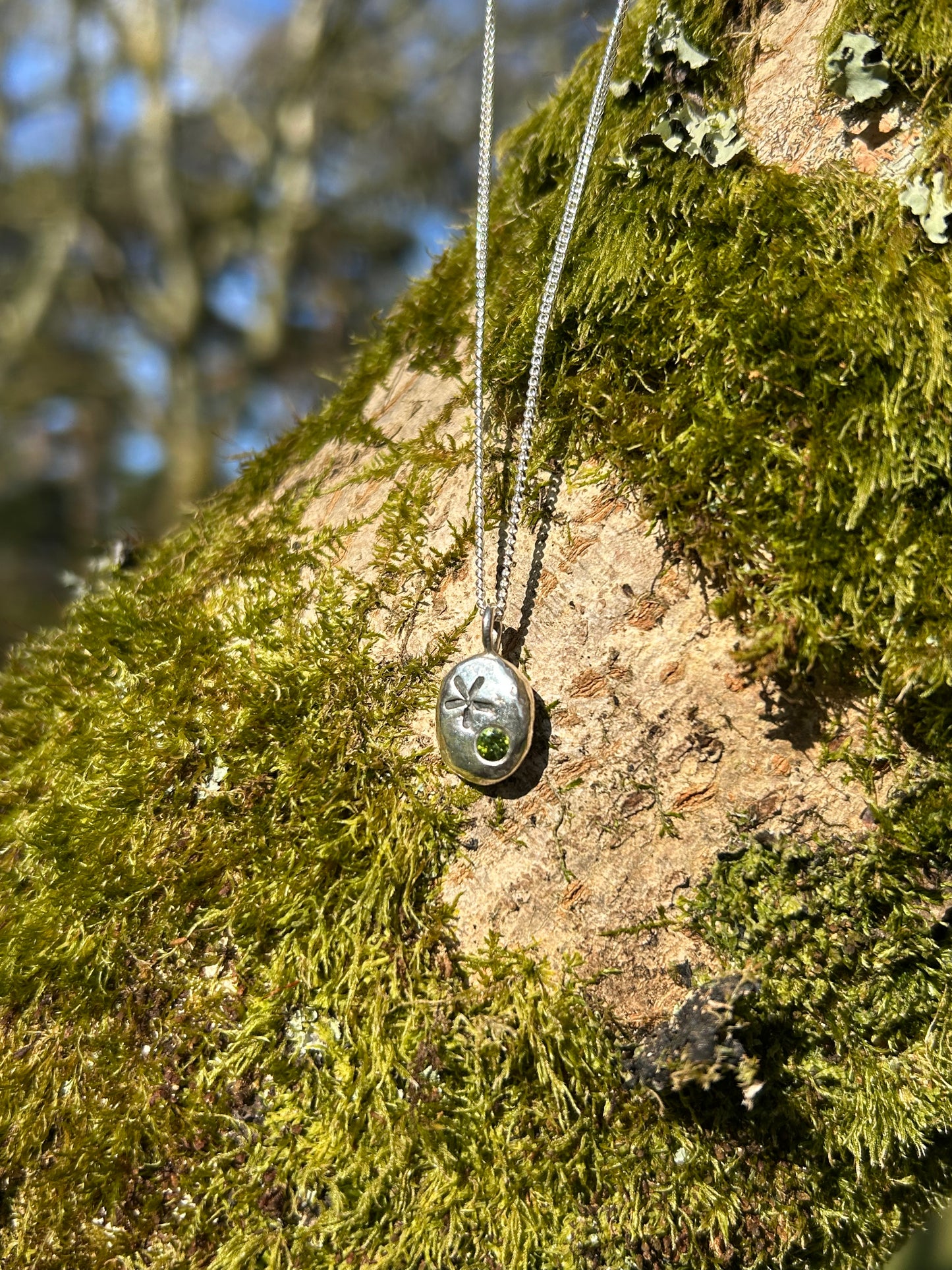 Flower Nugget Pendant