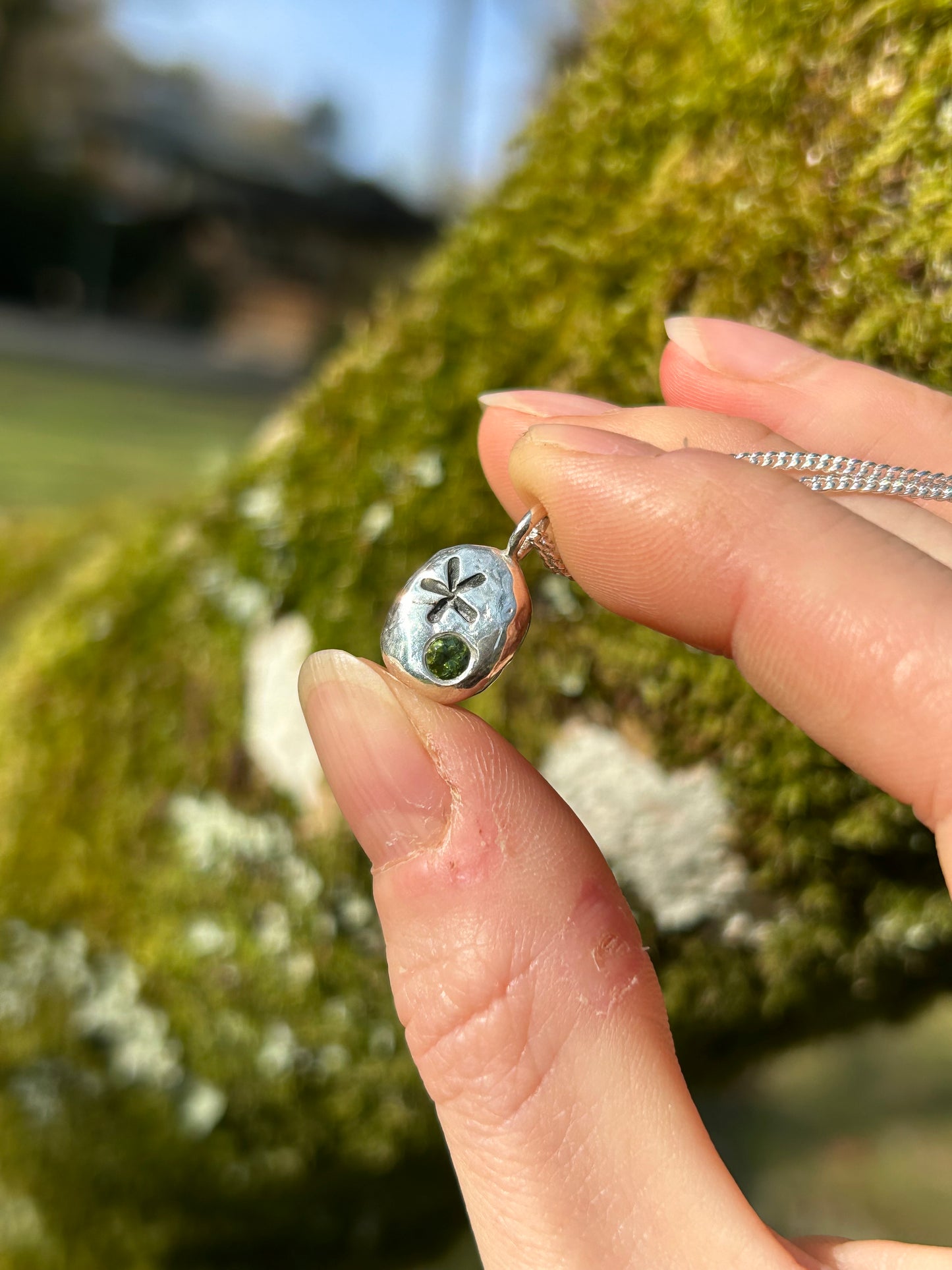 Flower Nugget Pendant