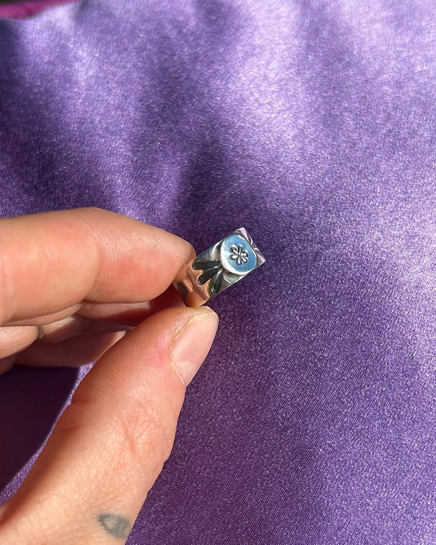 Flower Midi/Pinkie Ring