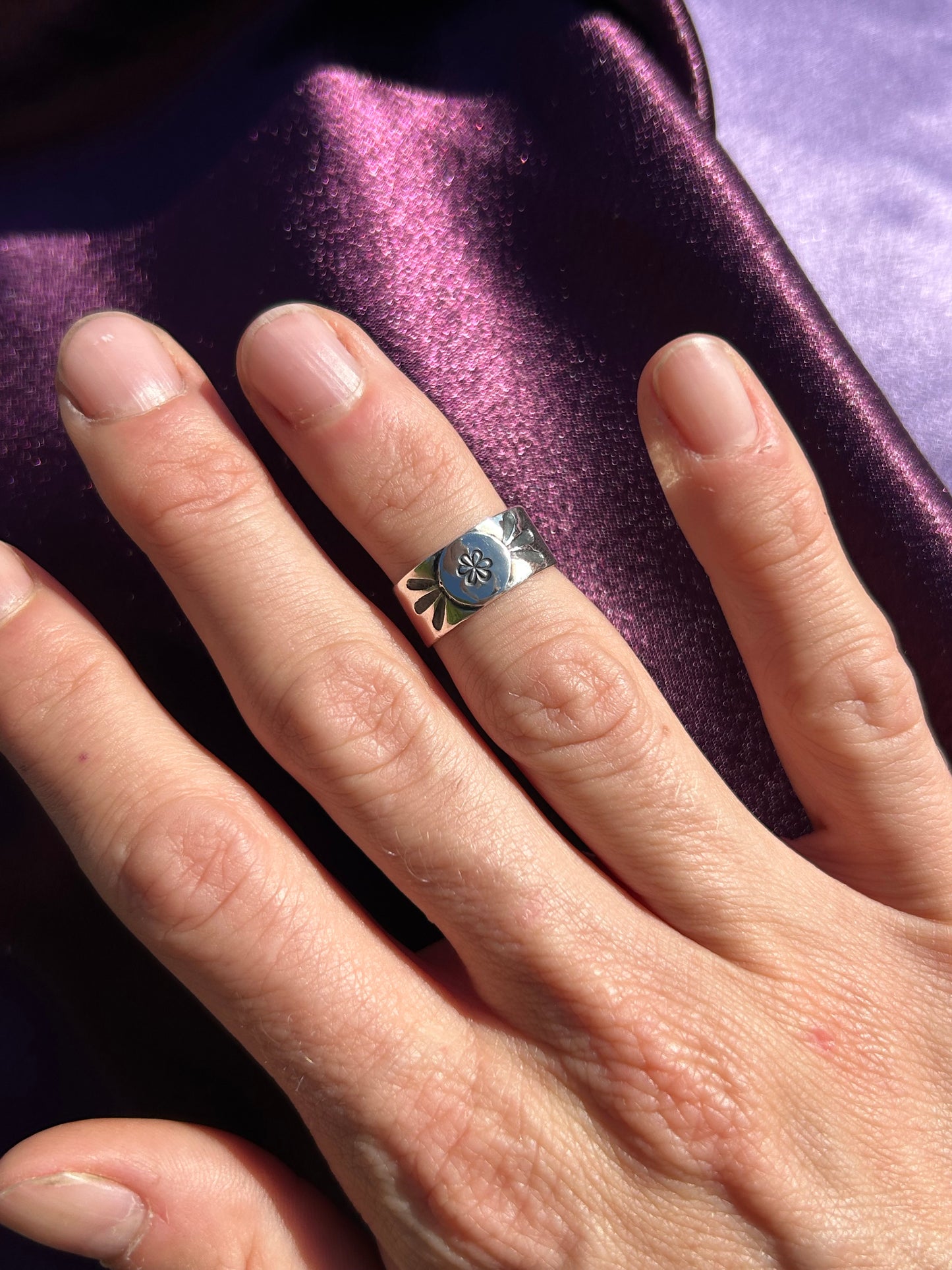 Flower Midi/Pinkie Ring