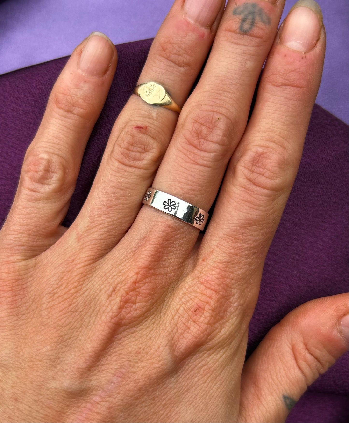 Flower Stacking Ring