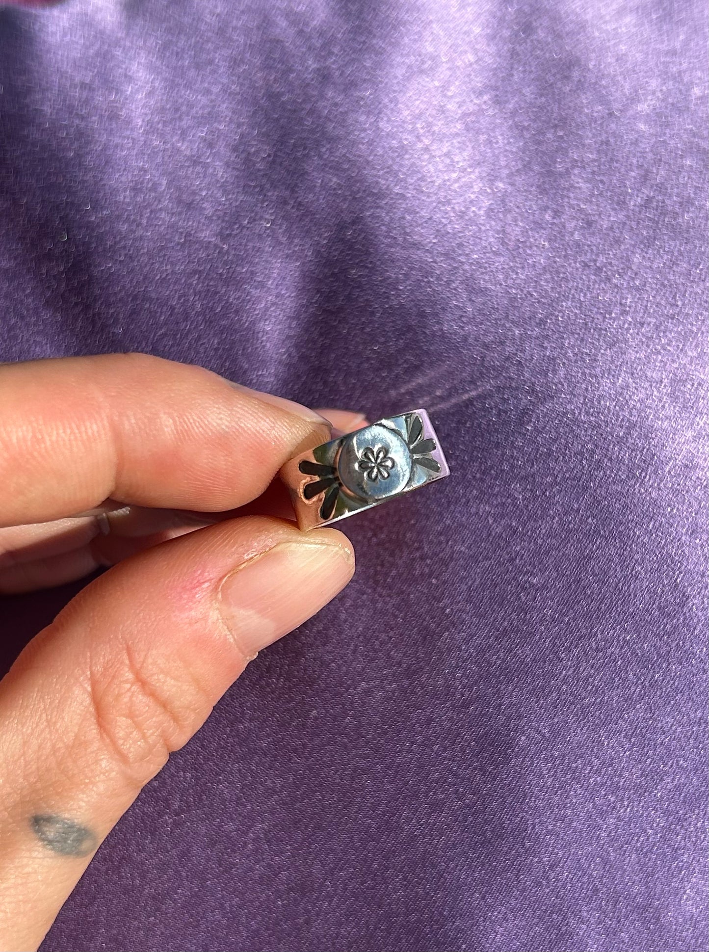 Flower Midi/Pinkie Ring