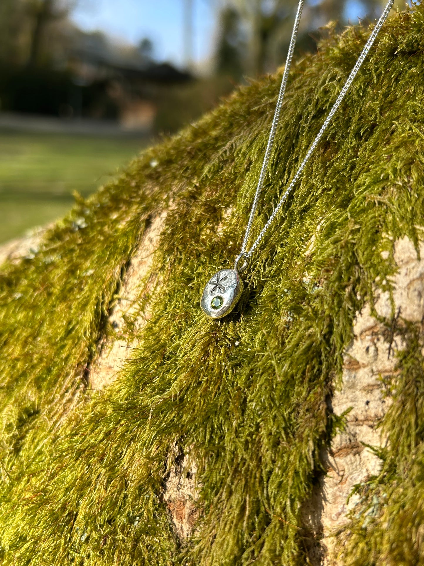 Flower Nugget Pendant