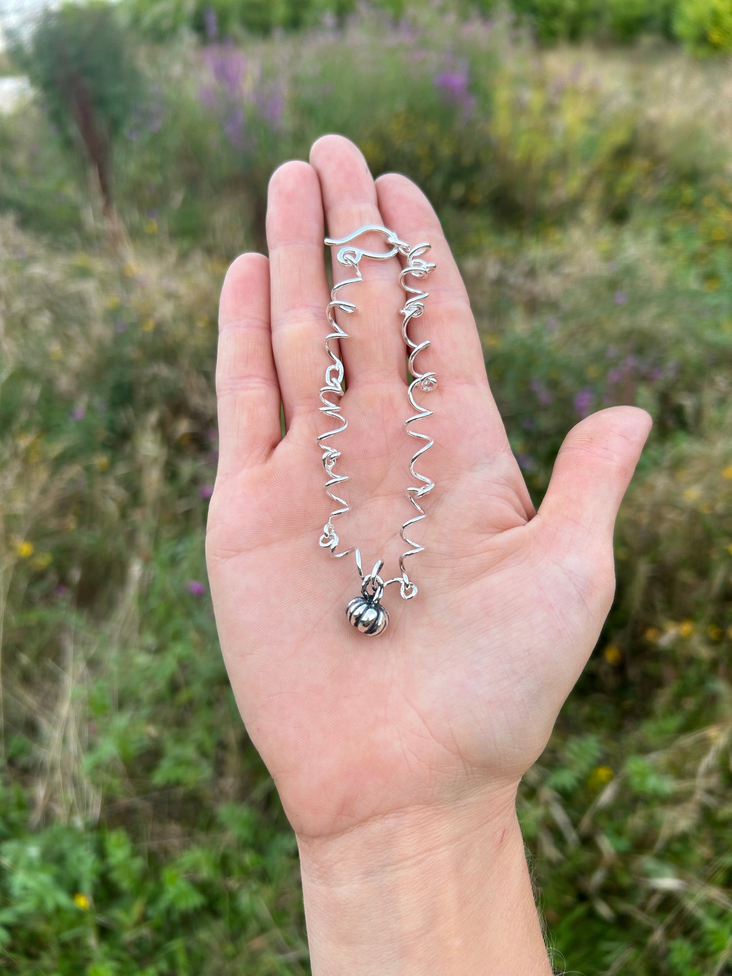 Pumpkin Tendrils Bracelet