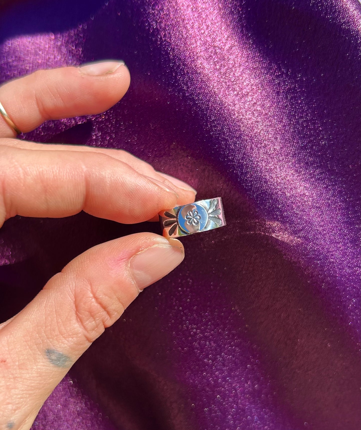 Flower Midi/Pinkie Ring