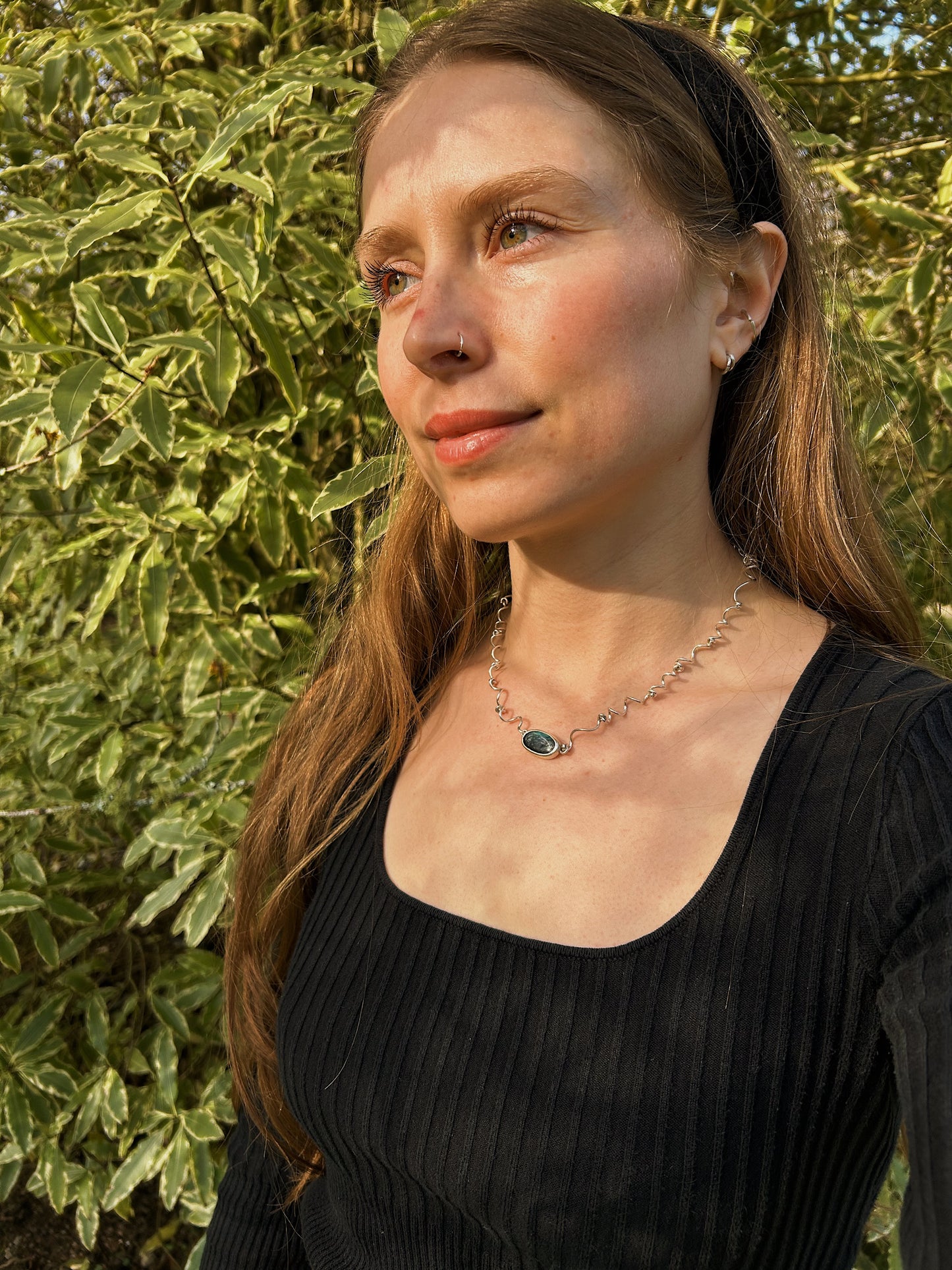 Spectrolite Tendrils Necklace