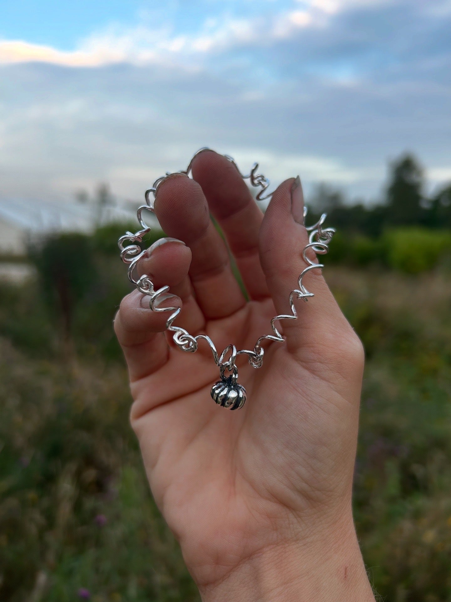 Pumpkin Tendrils Bracelet